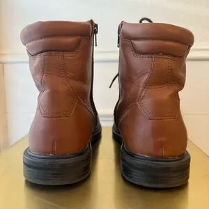 ALFANI Men\'s Soft Brown Leather Lace-up Boots Size 8M Alfani | Shoes | Alfani Mens Brown Laceup Boots Size 8m  main image 3